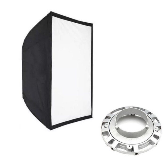 Softbox 40x40cm cu montura Bowens