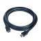 CABLU video GEMBIRD, HDMI (T) la HDMI (T), 1.8m, conectori CABLU video GEMBIRD, HDMI (T) la HDMI (T), 1.8m, conectori auriti, rezolutie maxima 4K