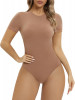 RX Body-Hugging T-shirt Bodysuit Topuri pentru femei Soft Cresw Neck Costume de, Oem