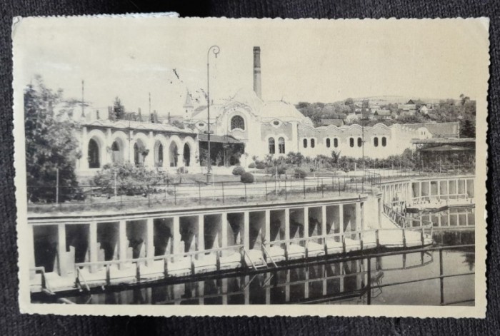 Carte postala, Baile Ocna Sibiului, 1938