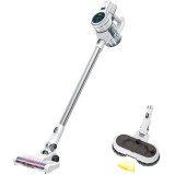 Aspirator vertical AD 7064 2-in-1, 190 W, 2000 mAh, umed/uscat, 0,6 l, Alb