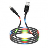 Cablu de date si Incarcare XO-NB108, USB - Apple (Lightning), 2.1A, 1m, Negru Blister