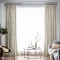 Draperie din catifea blackout cu rejansa din bumbac tip fagure, Madison, 150x215 cm, densitate 700 g/ml, Winter White, 1 buc
