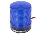 QLIGHT Semnalizator luminos flash albastru LED IP65 10-30V DC Seria S80LS