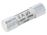 Siguranță gG 2A 500VAC 10,3x38mm