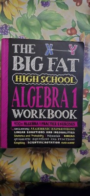 The Big Fat High School Algebra 1 Workbook foto