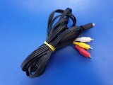 Cablu AV RCA Composite original PS1 / PS2 / PS3 2.5M, Cabluri, Sony