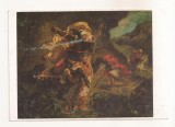 FA99 -Carte Postala- GERMANIA - Eugene Delacroix, Tigerjagd ( Louvre, Paris ), necirculata