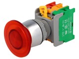 Comutator Acționat Prin Apăsare 22mm 1 NC NO