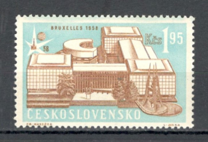 Cehoslovacia.1958 EXPO Bruxelles XC.275