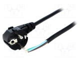 Cablu 3x1mm2 CEE 7/7 cu ştecăr &icirc;n unghi 2,5m LIAN DUNG