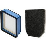 Kit filtre lavabile Electrolux ESKW1 pentru gama de aspiratoare verticale Well Q6-Q8, include filtru evacuare E10 pentru particule fine si prefiltru d
