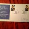 Plic FDC Anglia 1981 Nunta Regala Printul Charles si Lady Diana , 2 valori si stampile speciale