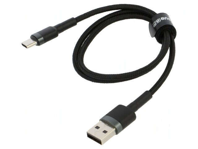 Cablu USB 2.0 High Speed A la C 0,5m negru