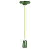 Pendul tavan portelan soclu e27 - verde, V-TAC