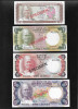 Rar! Set Sierra Leone 50 cents + 1 + 2 + 5 leone 1978 specimen, Africa