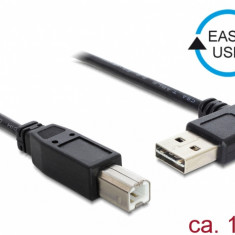 Cablu EASY-USB 2.0 tip A la USB-B T-T unghi 1m, Delock 83374