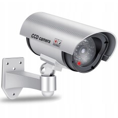 Camera Falsa de Supraveghere Video cu Iluminare LED IR, Aspect Realist foto