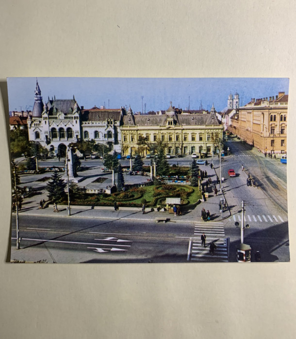 Carte poștală Oradea-Piata Victoriei