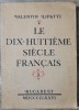Le dix-huitieme siecle francais - Valentin Lipatti// 1976