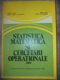 Statistica matematica si cercetari operationale VOL 3- George Ciucu, Maria Viorica Stefanescu