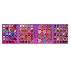 Paleta de machiaj, kevin &amp;amp; coco, girl power, fard de pleoape, iluminator, blush cremos, 117 culori, 19 x 14.8 x 3.4 cm foto