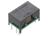 Convertor DC/DC 6W 18-76V la 12V/-12V THT CCG6-48-12DF