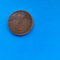 2 Pfennig 1938 lit. A -Germania-in realitate arata bine