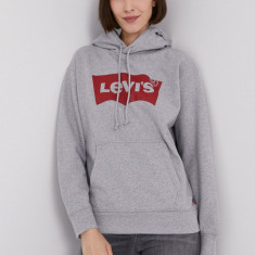 Levi's bluză femei, culoarea gri, cu imprimeu 18487.0020-Greys