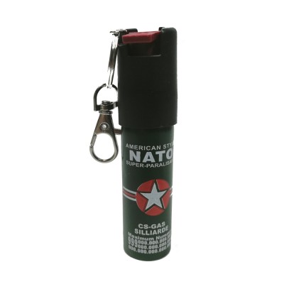 Mini-Spray paralizant NATO, tip breloc, propulsie jet, 20 ml foto