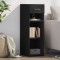 vidaXL Dulap, negru, 30x42,5x93 cm, lemn prelucrat 846307