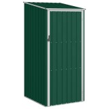 vidaXL Șopron de grădină, verde, 87 x 98 x 159 cm, oțel galvanizat 46289