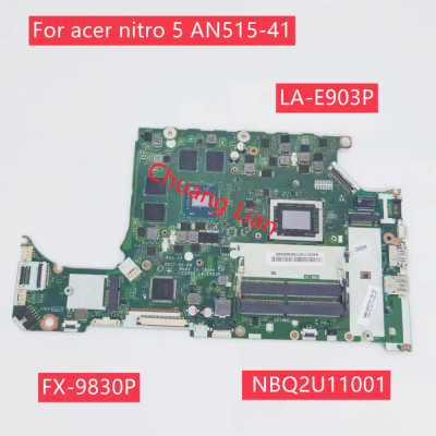 Placa de baza noua pentru Acer AN515 AN515-41 cod NB.Q2U11.001 cu procesor AMD FX-9830P si cip grafic RX550 cu memorie 4GB foto