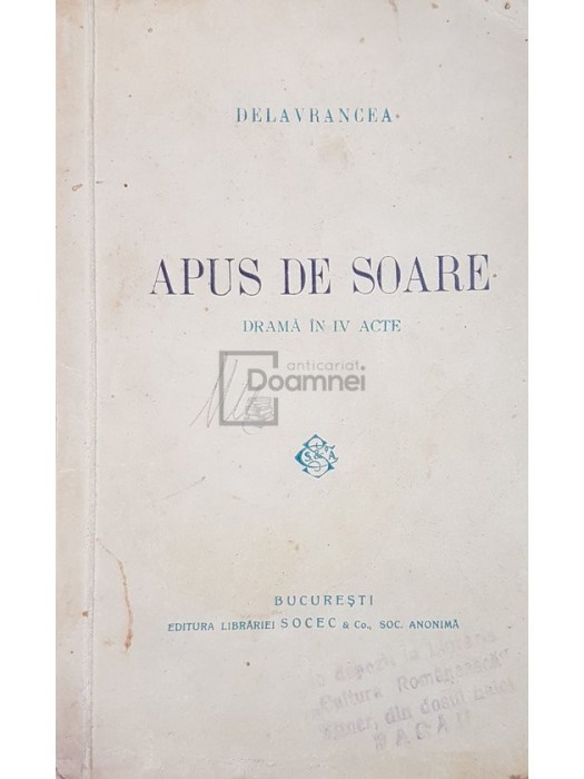 Barbu Stefanescu Delavrancea - Apus de soare