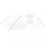 Cumpara ieftin Sera cu cadru din otel, alb, 24 m&sup2;, 6x4x2 m