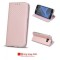 Husa Flip Carte CARBON Huawei Y7 Rose Gold