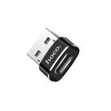 Adaptor Date si Incarcare USB-C - USB-A HOCO UA6, Negru