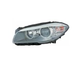 Far BMW Seria 5 (F10/F11), 12.2009-06.2013, TYC, fata, partea stanga, cu &amp;#39;lumina de zi&amp;#39; tip LED;tip bec H7+H7+PY24W; electric; fara control u