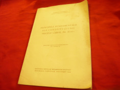 Corneliu Rudescu -Principiile fundam.ale Constitutiunii Regele Carol II -Ed.1939 foto