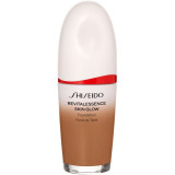 Shiseido Revitalessence Skin Glow Foundation Machiaj usor cu efect de luminozitate SPF 30 culoare Cedar 30 ml