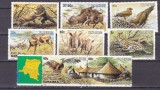 Zair 1984 fauna parc national Garamba MI 838-845 MNH