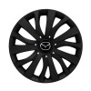 Set 4 capace roti 15 inchi (R15) compatibile MAZDA, Model - 345 Black, Autohelix MSA