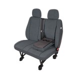 Husa bancheta auto cu 2 locuri cu functie masuta pentru Citroen Jumper Jumpy Fiat Ducato Scudo Ford Transit Iveco Daily Sprinter Vito Nissan Opel Mov, Kegel