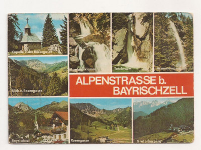 FG2 - Carte Postala - GERMANIA - Alpenstrasse b. Bayrischzell, circulata 1976 foto