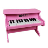 Mini pian pentru copii Little Snail, 15 clape, 3 ani+, Roz, Geepas