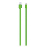 Cablu Incarcare/Date 1m Plat Astrum USB/MicroUSB Verde