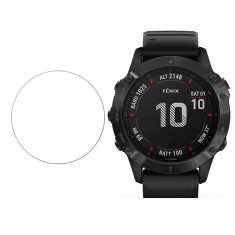 Set 3xFolie Policarbonat 3MK Arc pentru Garmin Fenix 6X Pro (35 mm), Full Cover, Transparenta foto