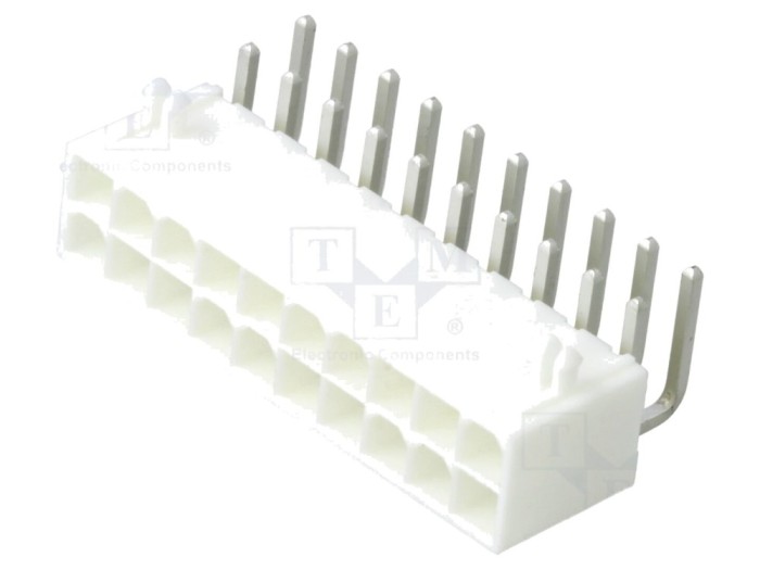 Conector soclu cablu-placă 20 pini 13A