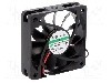 Ventilator 60x60x15mm, 12V DC, volum aer 21.46m3/h, lagar Vapo, SUNON - HA60151V4-1000U-A99