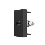 Cumpara ieftin Priza TV Livolo neagra pentru montaj incastrat, design elegant